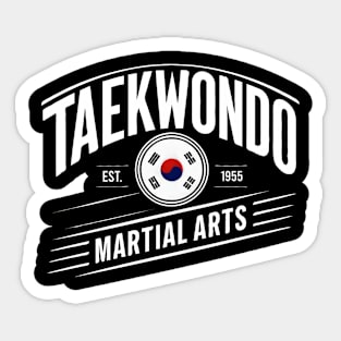 Taekwondo Tae Kwon Do Fighter Martial Arts Sticker